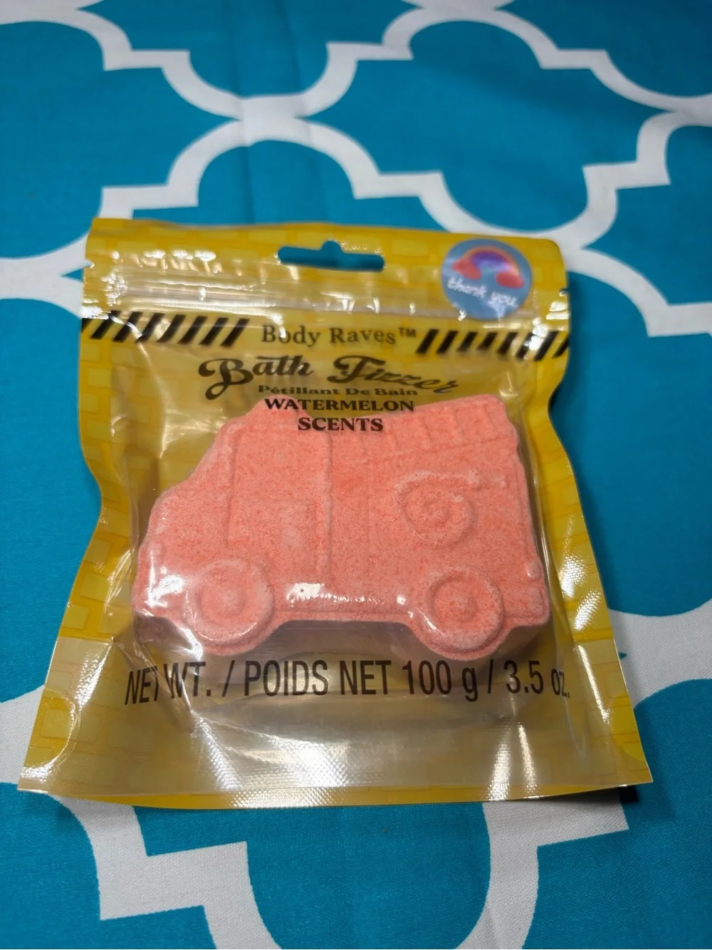 2 New Transportation Watermelon Scented Bath Bomb Fizzer Set Firetruck BullDozie
